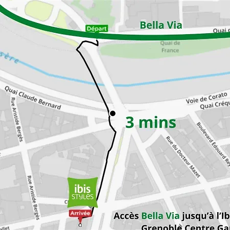 Ibis Styles Centre Gare Hotell Grenoble